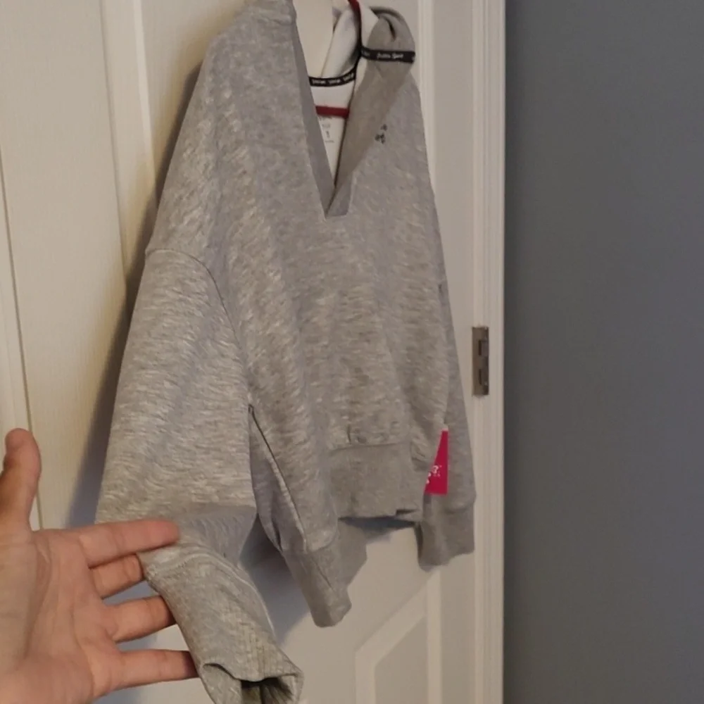 JUSTICE Girl Gray Hoodie with Logo